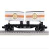 Lionel Whispering Rails O Gauge Model Train Flatcar with Two Piggyback Trailers view 2