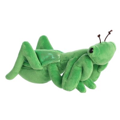 Aurora Adorable Mini Flopsie Mia Praying Mantis Stuffed Animal - Mini Companions Ready for Playful Adventures - for Kids All Ages, Toddlers, Adults, and Families - Green 8 Inches