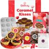 Baketivity Caramel Kisses Kids Baking Kit - Baking Set for Girls and Boys Ages 4-12 - Kids Cooking Kit with Premeasured Ingredients, Instructions, Video, STEM Activities view 1