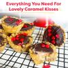 Baketivity Caramel Kisses Kids Baking Kit - Baking Set for Girls and Boys Ages 4-12 - Kids Cooking Kit with Premeasured Ingredients, Instructions, Video, STEM Activities view 2