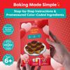 Baketivity Caramel Kisses Kids Baking Kit - Baking Set for Girls and Boys Ages 4-12 - Kids Cooking Kit with Premeasured Ingredients, Instructions, Video, STEM Activities view 3
