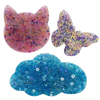 3pcs Non-Sticky Skin Picking Fidget Toys, Silicone Picking Sensory Pick Fidget Pad, Skin Picking Pocket Pads to Pick Dig and Peel for Dermatillomania ADHD OCD