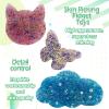 3pcs Non-Sticky Skin Picking Fidget Toys, Silicone Picking Sensory Pick Fidget Pad, Skin Picking Pocket Pads to Pick Dig and Peel for Dermatillomania ADHD OCD view 2