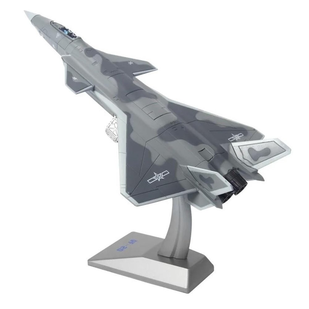 LIUSANGLIU Scale Aircraft 1:72 for J20 Fifth Generation Fighter Model Static Simulation Alloy Aircraft Model Military Aircraft Model Suitable for Display