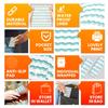 20 Extra Large Toilet Seat Covers Disposable for Kids & Adults-Toilet Covers Disposable for Travel-Toddler Toilet Seat Cover Liners for Potty Training-Individually Wrapped-Waterproof (Green) view 4