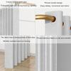 Mobile & Portable Clothing Store Fitting Room Mobile Track Changing Room with Curtain Kit Wall Mounted Changing Room 90 Visibility Screen 4 Sizes(I,90 x90cm) view 2