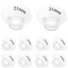 10Pcs Flange Insert 13/15/17/19/21mm*2 Compatible with Momcozy M5/M9/M6/V2 Pro/V2 pro/S12 Pro/S9 Pro/Spectra/Medela/eufy/Elvie/Lansinoh/Paruu P10 Breast Pump,and Most 24mm Shields view 1