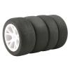 for Wltoys 144001 124017 124016 144010 Rc Car On Road Foam Tires 85mm Sponge Tire Upgrade Accessories Parts(White) view 2