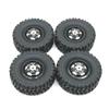 DUHWQ Compatible Metal Upgraded Wheels and Tires Compatible with 1/12 MN82 LC79 MN78 RC Car Parts(RED) view 3
