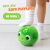 VangeBow 3 Pack Soft Sports Balls for Toddlers 1-3, Inflatable Plush Baby Balls Set for Kids 3-5, 5 Inch Soccer Ball & Basketball, 6.5 Inch Football, Mini Toddler Ball Toys for Boy Girl First Gifts view 4