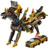 Aimery Collision Transforming Dinosaur Car Toy, 2 Magnetic Cars Convert into Dinosaur Toys,Dino Robot Toy, Boys Toys,Kids Toys, Party Birthday for Kids (Golden) view 1
