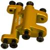 BEAXTURBO Racing Upgrade Parts CNC Aluminum7075 Front Suspension Mount for Losi Promoto MX 1:4 LOS261010 (Gold) view 3