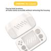 Case for ANBERNIC RG CubeXX,NOUKAJU Silicone Protective Cover,Drop-Proof,Scratch-Proof,Shock-Proof,Dust-Proof,Protective Case for RG CubeXX Retro Handheld Game Console(Off-White) view 3