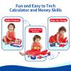 FS Toy Cash Register for Kids with Scanner, Play Money, Credit Card, Shopping Basket, Pretend Play Toys for Toddler 3-5-7 Years Old Boys and Girls Preschool Learning Activities, 57 Pieces Play Set view 3