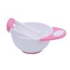 Nawwgy Baby Food Masher Bowl with Bowl Handle and Food Masher Toddler Grinding Bowl Potato Masher Bowl Set Mill Bowl Children's Food Supplement Grinding Bowl view 1