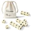 COHHFWPD Crossword Dice Game, Word Game, 15 Large Letter Dice, Word Dice Game for Family Games, Travel & On-The-Go Fun view 1