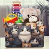 HSYOYO Cute Cartoon Cats Storage Basket with Handles Collapsible Storage Bins Rectangular Toy Storage Organizer Box Fabric Shelf Baskets for Nursery Bedroom Bathroom 1PC view 3