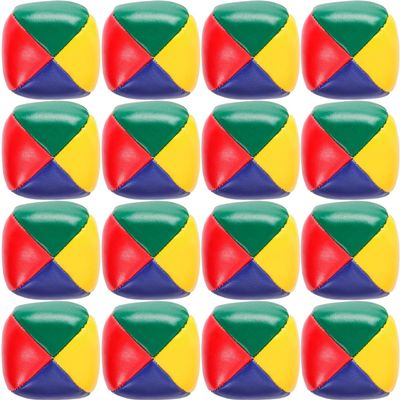 ailixinda 16 Pack Juggling Balls for Beginners,Soft Easy Juggling Balls,Mini Durable Juggling Ball Kit,Multicolor Beginners Juggling Ball for Boys Girls Adults