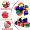 ailixinda 16 Pack Juggling Balls for Beginners,Soft Easy Juggling Balls,Mini Durable Juggling Ball Kit,Multicolor Beginners Juggling Ball for Boys Girls Adults view 3