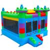 Hapcap Semi Commercial Bounce House for Big Kids 8-12, Built-in Slide,PVC Material,for Backyard Outdoor Party,12.3'Lx 12'Wx 10.4'H (Building Block Ver1 with Blower) view 1