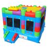 Hapcap Semi Commercial Bounce House for Big Kids,Built-in Slide,PVC Material,for Backyard Outdoor Party,12.3'Lx 12'Wx 9.4'H (Building Block Ver2 with Blower) view 1