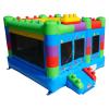Hapcap Semi Commercial Bounce House for Big Kids,Built-in Slide,PVC Material,for Backyard Outdoor Party,12.3'Lx 12'Wx 9.4'H (Building Block Ver2 with Blower) view 3