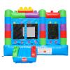 Hapcap Semi Commercial Bounce House for Big Kids,Built-in Slide,PVC Material,for Backyard Outdoor Party,12.3'Lx 12'Wx 9.4'H (Building Block Ver2 with Blower) view 4