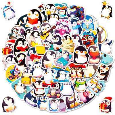 100 PCS Penguin Stickers, Cute Animal Decoration Vinyl Waterproof Sticker for Water Bottle Laptop Guitar Phone Skateboard, Kids Christmas Gifts, 2025 Friend Penguin Decor, for Teen Childrens Girls