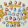 100 PCS Penguin Stickers, Cute Animal Decoration Vinyl Waterproof Sticker for Water Bottle Laptop Guitar Phone Skateboard, Kids Christmas Gifts, 2025 Friend Penguin Decor, for Teen Childrens Girls view 3