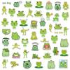 100 PCS Frog Stickers, Cute Animal Decoration Vinyl Waterproof Sticker for Water Bottle Laptop Guitar Phone Skateboard, Kids Gifts, 2025 Friend Frog Decor, for Teen Childrens Girls view 2