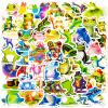100 PCS Frog Stickers, Cute Animal Decoration Vinyl Waterproof Sticker for Water Bottle Laptop Guitar Phone Skateboard, Kids Gifts, 2025 Friend Frog Decor, for Teen Childrens Girls view 3