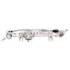 1/10 RC Front Axle, Aluminum Alloy Shaped, for Axial Wraith 90018 90020 90045 RR10 90048 90053, CNC Machined, High Ground Clearance (Silver) view 2