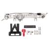 1/10 RC Front Axle, Aluminum Alloy Shaped, for Axial Wraith 90018 90020 90045 RR10 90048 90053, CNC Machined, High Ground Clearance (Silver) view 4