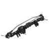 1/10 RC Front Axle, Aluminum Alloy Shaped, for Axial Wraith 90018 90020 90045 RR10 90048 90053, CNC Machined, High Ground Clearance (Black) view 2