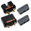 1 Pair QS10-S(Male and Female) High Current an/ti Sparking Ba/tte/ry Connectors for RC Boat Car Plant Protection Drone Plug;QS10-S view 1