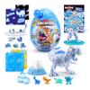 Smashers Mega Jurassic Light Up Ice Age (T-Rex) by ZURU, Smashable Egg Toy for Boys view 1