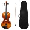 16 Inch Viola Set Solid Wood Viola With Carry Case And Bow Set For Beginners Students Natural Color Stringed Instrument view 1