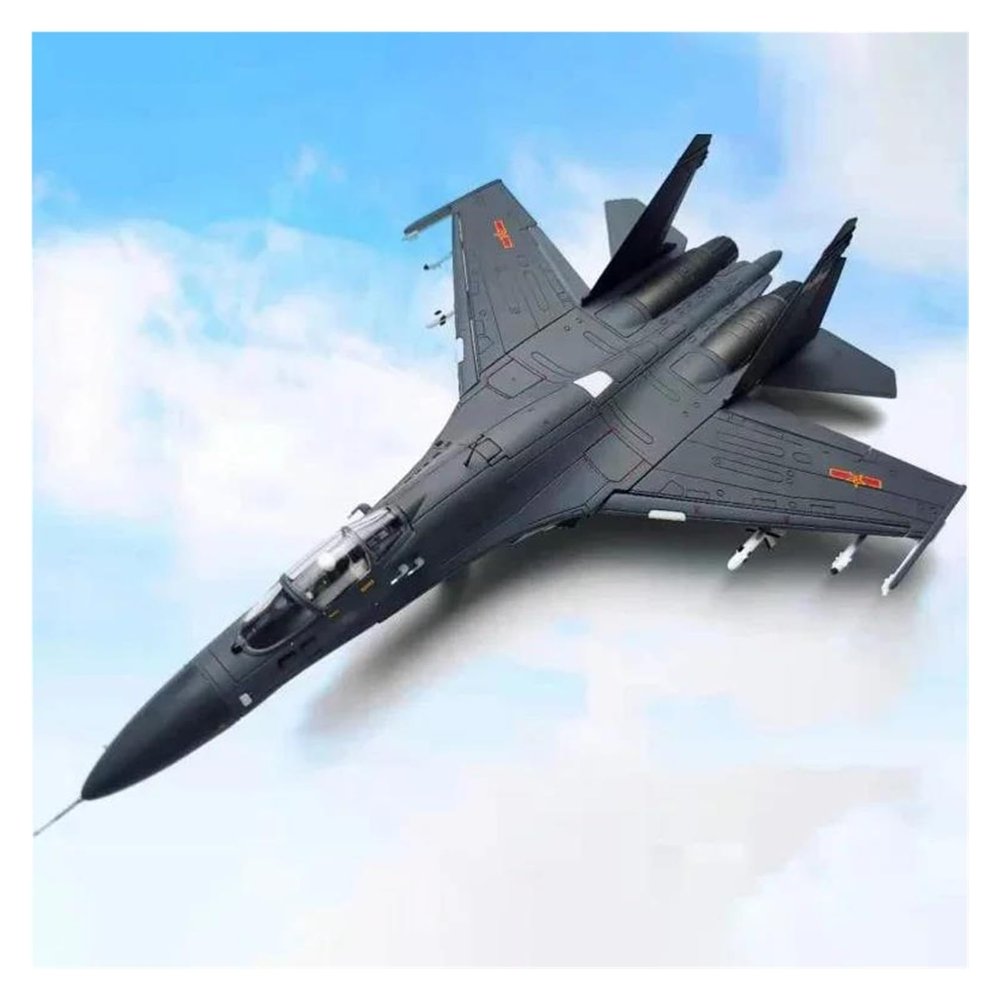 LIUSANGLIU Scale Aircraft 1:72 for Su 27 Flanker China J 11 Fighter Model Air Force Static Simulation Aircraft Model Suitable for Display
