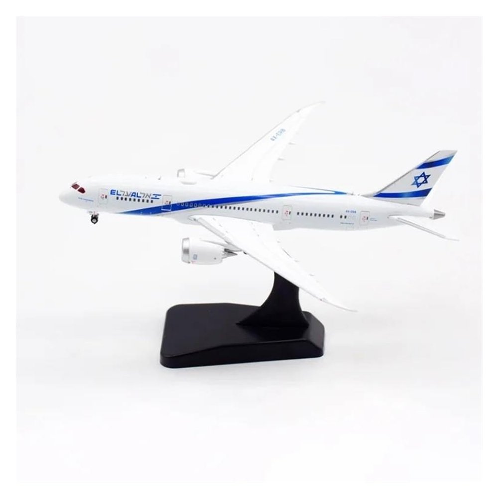 LIUSANGLIU Scale Aircraft 1:400 for B787-8 4X-ERB EL AL Airline Model Alloy Airplane Model Display Plane Model Collection Souvenirs Suitable for Display