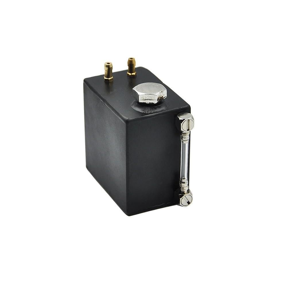 110ml Mini Fuel Tank Black/Red/Blue with Oil Quantity Display for Gasoline Engine DIY RC Boat Tank Car Parts(Black)