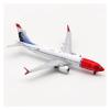 LIUSANGLIU Scale Aircraft 1:400 for Norwegian B737-8MAX LN-BKA Airlines Planes Model Alloy Plane Model Simulated Scale Aircraft Suitable for Display view 1