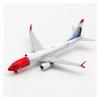LIUSANGLIU Scale Aircraft 1:400 for Norwegian B737-8MAX LN-BKA Airlines Planes Model Alloy Plane Model Simulated Scale Aircraft Suitable for Display view 4