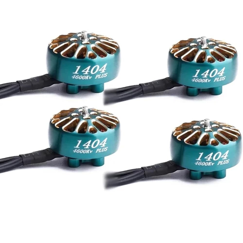 1404 3800KV 4600KV Quality 3 to 6S Violent Brushless Motor Compatible with 3 Inch Multi-Rotor Drone(4pc 4600kv)