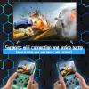 FVBADE[30000 in 1] R40S PRO Handheld Game Console 3.5 inch IPS Screen Mini Retro Console 3800mAh Portable Pocket Arcade 45+ Mainstream Emulator 256G TF Card Transparent.(Green) view 2