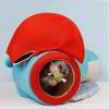 Dog Cat Tunnel Tube with Toys Foldable Detachable Washable Play Hideout Tube Cushion Rest Mat All Season S C Shape Small Medium Large Pet (Red, One Size) view 2
