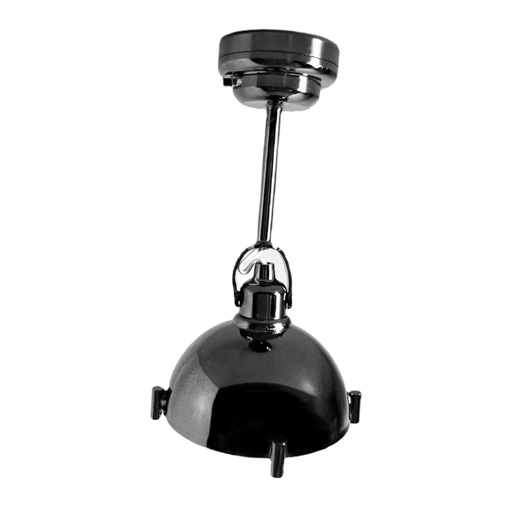 1:12 Scale Dollhouse Light Fixture for Wall, Black