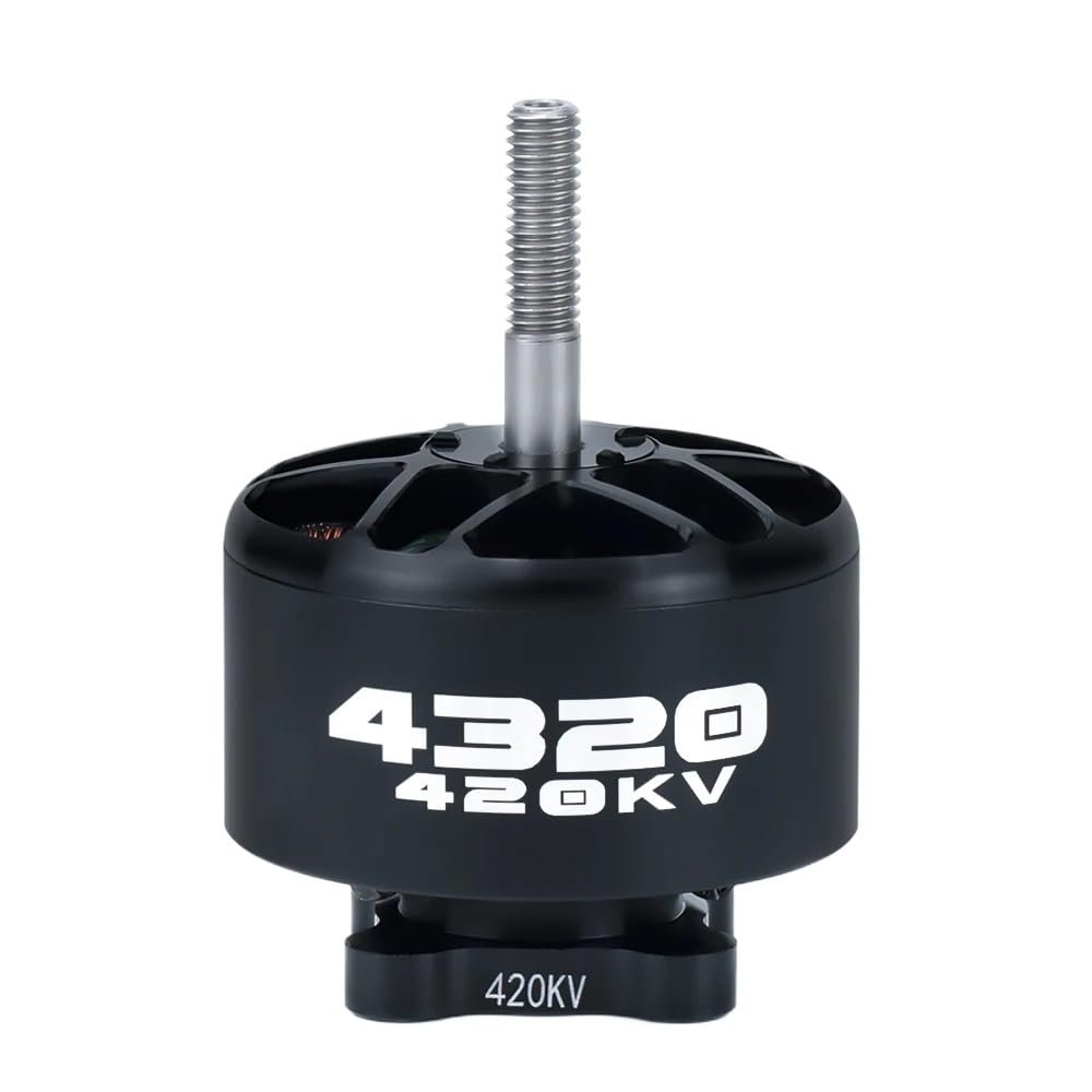 4320 Brushless Motor 420KV Compatible with 6-8S Compatible with 13inch Long Range Drone DIY Parts(1PC 420KV)