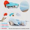 Dog Cat Tunnel Tube with Toys Foldable Detachable Washable Play Hideout Tube Cushion Rest Mat All Season S C Shape Small Medium Large Pet (Blue, One Size) view 4