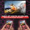 FVBADE[30000 in 1] R40S PRO Handheld Game Console 3.5 inch IPS Screen Mini Retro Console 3800mAh Portable Pocket Arcade 45+ Mainstream Emulator 256G TF Card Transparent.(Red) view 3