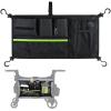 Stroller Wagon Cargo Net,Double-Layer Side Pockets Attachment for WONDERFOLD,Foldable Mesh Sorting Organizer Bag with Extra Storage Space view 1